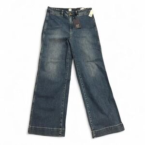 GAP MIDWASH HIGHRISE WIDE-LEG CROP JEAN